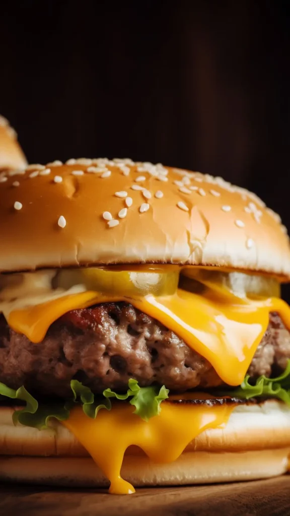 Burger with Melted Cheese Recipe