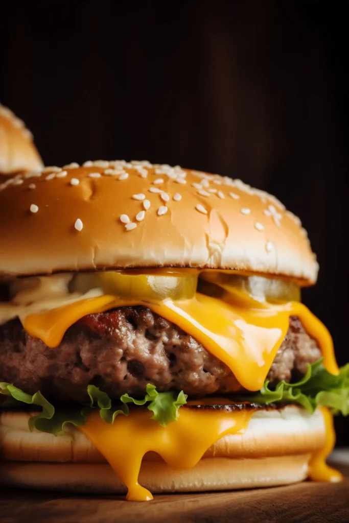 Burger with Melted Cheese Recipe