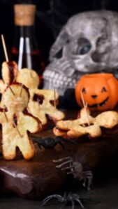 Easy Puff Pastry Voodoo Dolls with Honey Fake Blood